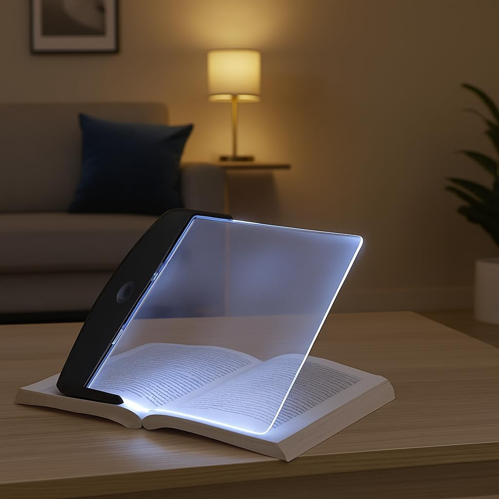 Luminária de Livro Painel LED Portátil