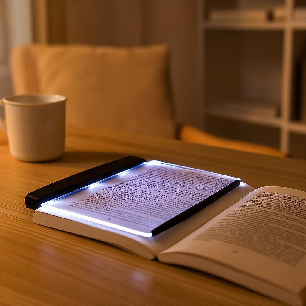 Luminária de Livro Painel LED Portátil