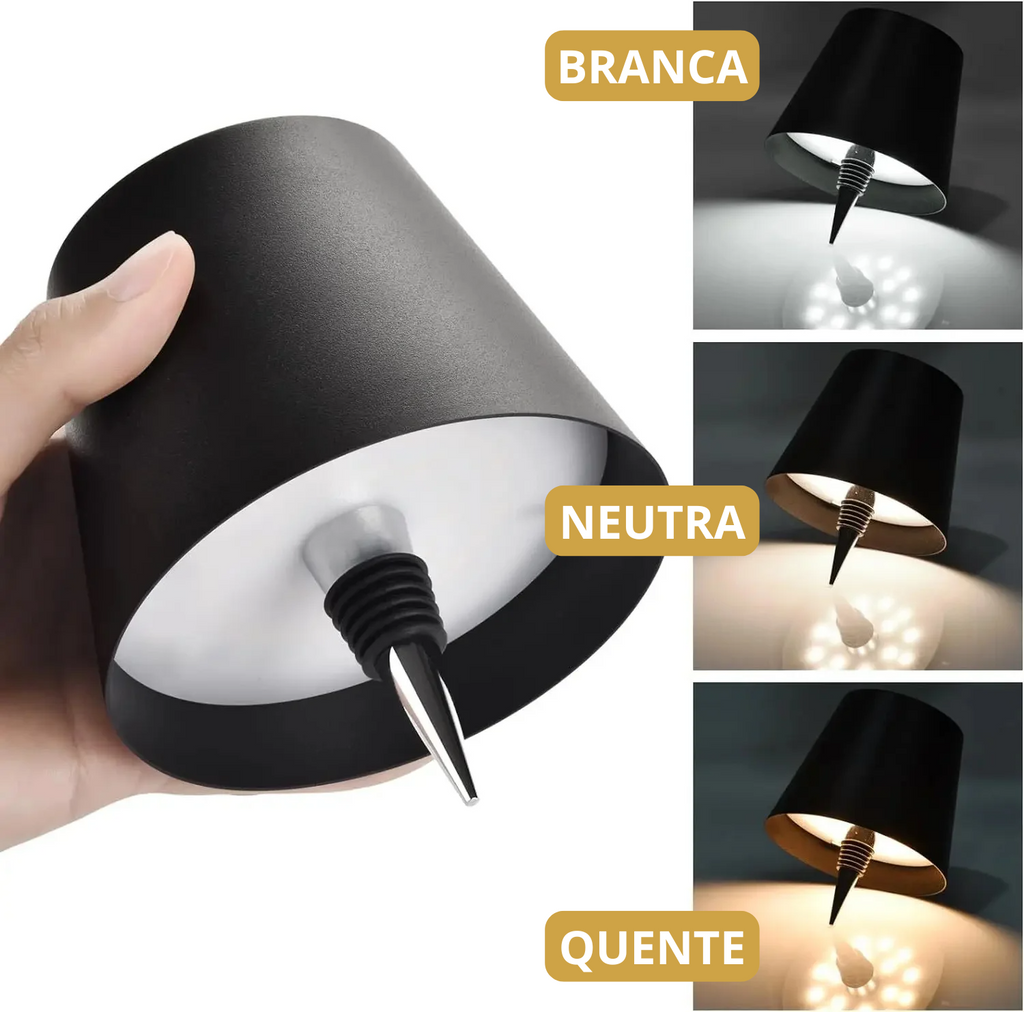 Luminária de Mesa Recarregável BOTTLE™