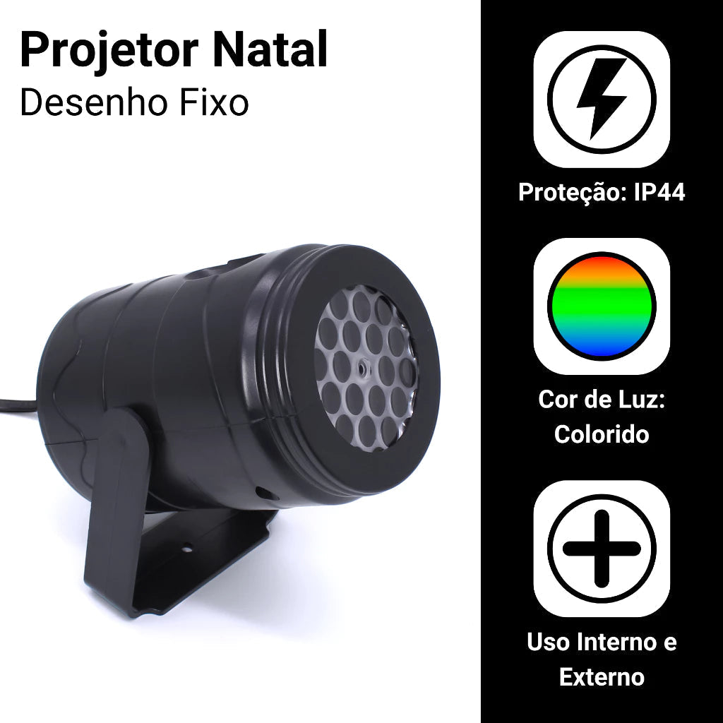 Projetor Natalino LED 3D