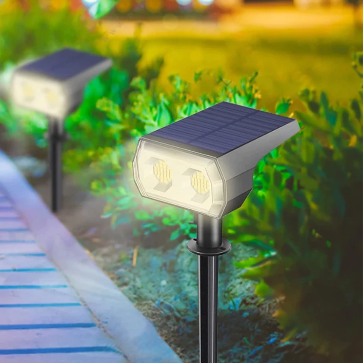 Luminária Espeto Jardim Super Led Energia Solar