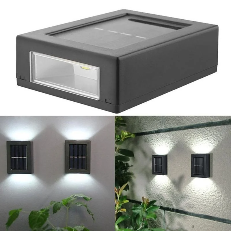 LED Luminária Solar Parede Iluminação Externa