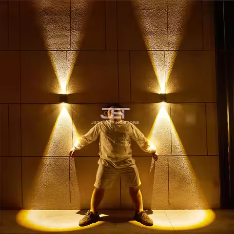 LED Luminária Solar Parede Iluminação Externa