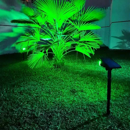 Luminária Espeto Jardim Super Led Energia Solar