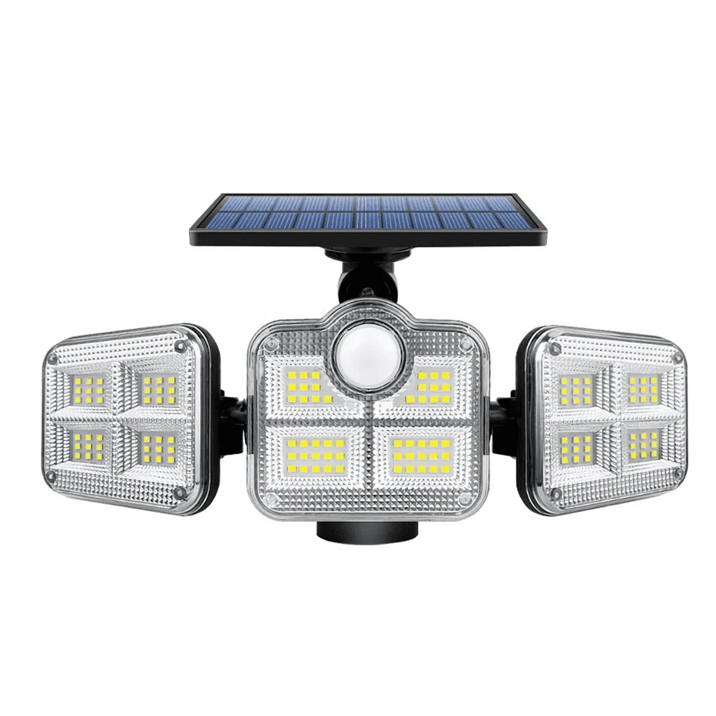 Luminária LED Solar para Chácaras, Quintal, Comércio e Ruas - Parede ou Poste