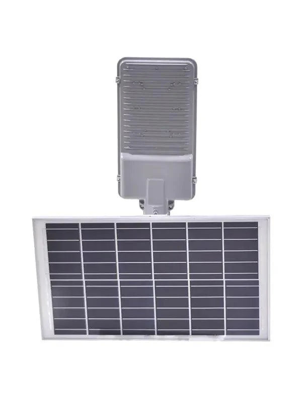 Luminaria Publica Solar LED 300w Placa Externa Branco Frio