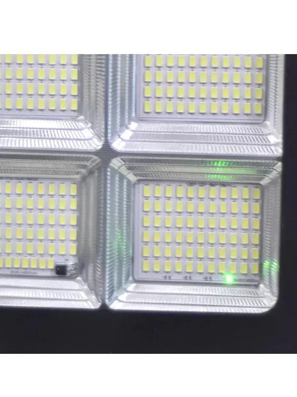 Luminaria Publica Solar LED 300w Placa Externa Branco Frio